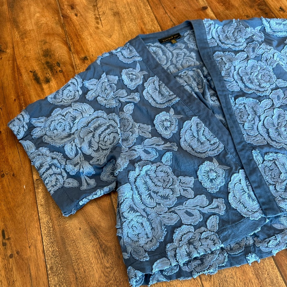 ☀️ ANTHROPOLOGIE Maren Textured Kimono by Current Air